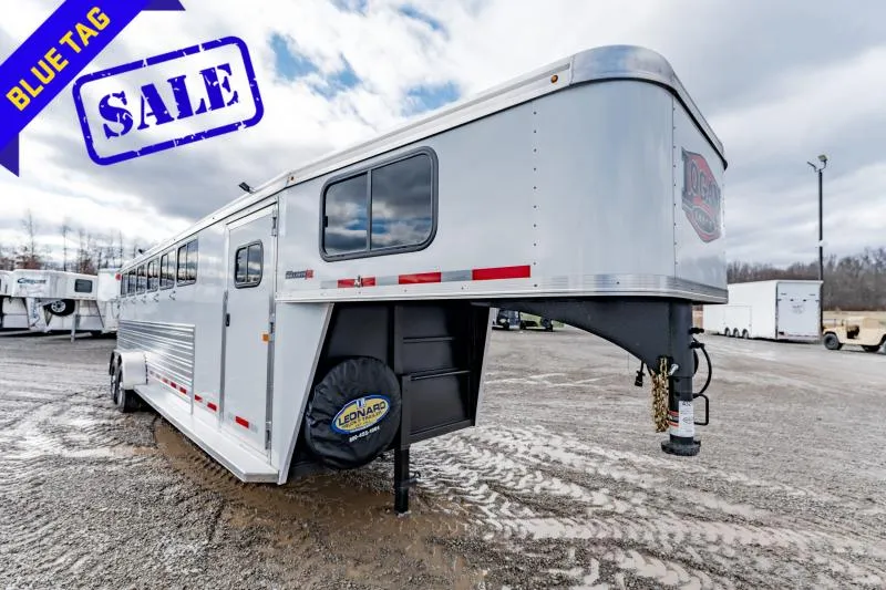 2025 Logan Coach BULLSEYE 6H GN Horse Trailer