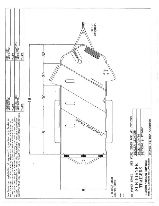 2026 Sundowner Trailers SS3HBP Horse Trailer