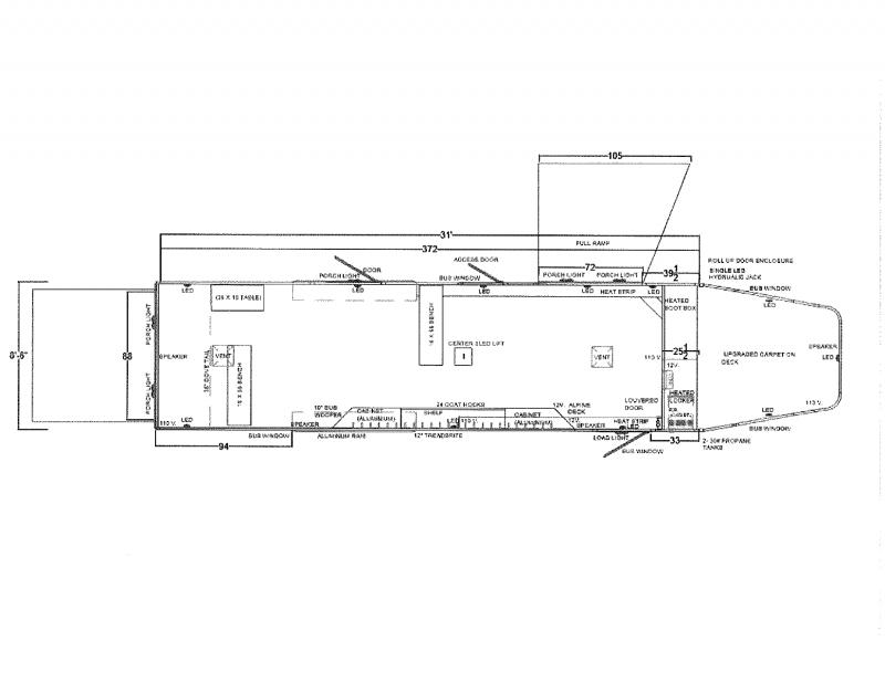 2021 LOGAN COACH 8.5'X31' GOOSE NECK SNOWMOBILE ATV TRAILER. 2021 LOGAN COACH 8.5'X31' GOOSE NECK SNOWMOBILE ATV TRAILER.