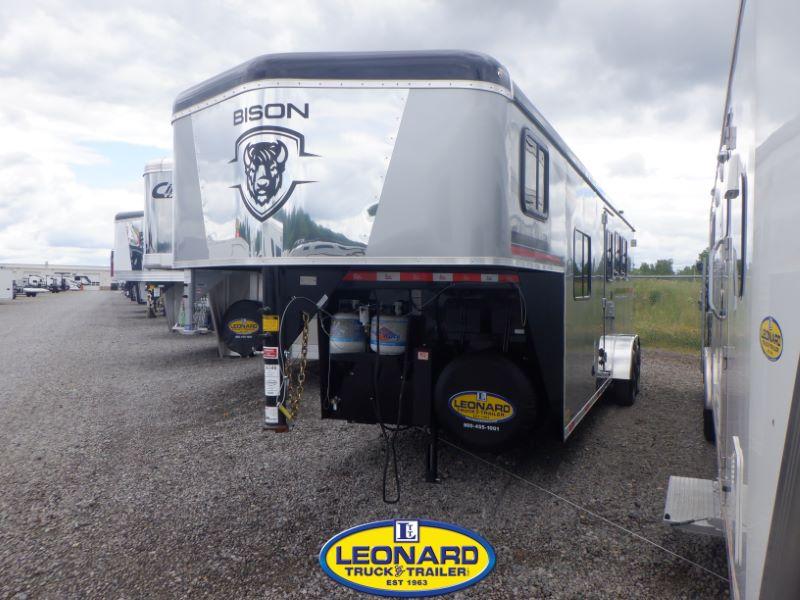 2022 New 3 Horse Bison RG7308 Gooseneck With 8' Living Quarters Horse Trailer 2022 New 3 Horse Bison RG7308 Gooseneck With 8' Living Quarters Horse Trailer