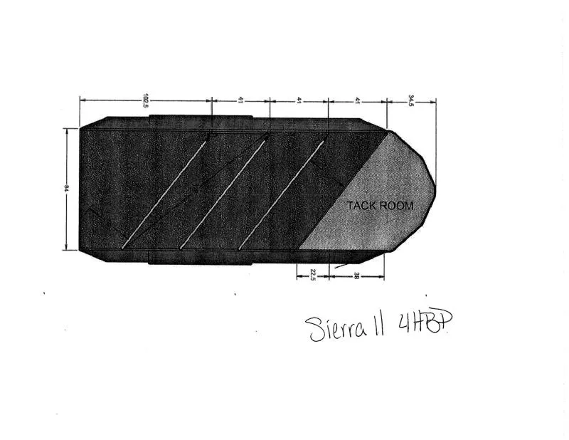 2026 Trails West Manufacturing SIERRA II 4H BP Horse Trailer