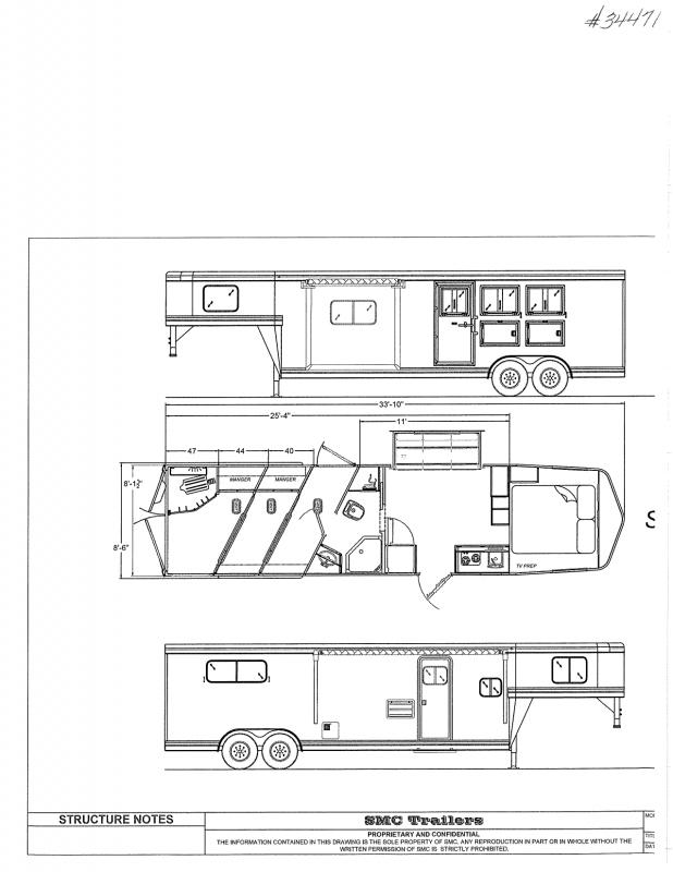 2022 3 HORSE SMC GOOSENCK WITH LIVING QUARTERS 2022 3 HORSE SMC GOOSENCK WITH LIVING QUARTERS