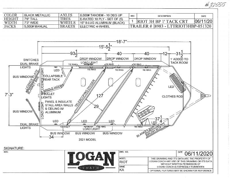 2021 3 HORSE LOGAN COACH BUMPER PULL HORSE TRAILER 2021 3 HORSE LOGAN COACH BUMPER PULL HORSE TRAILER