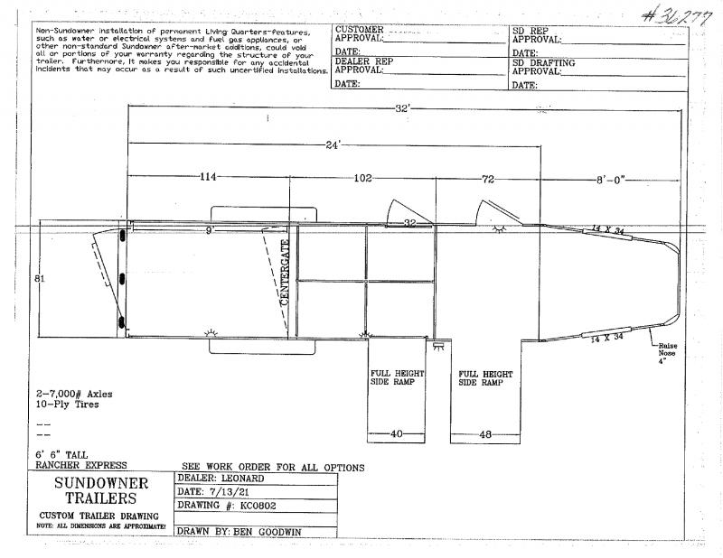 2022 24' SUNDOWNER GOOSENECK STOCK TRAILER 2022 24' SUNDOWNER GOOSENECK STOCK TRAILER