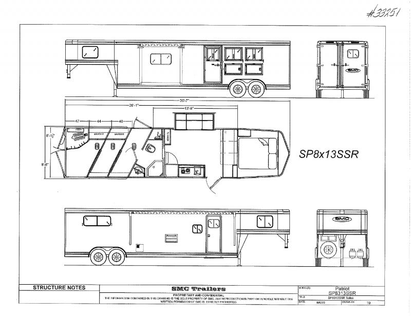 2021 3 HORSE SMC GOOSENECK WITH LIVING QUARTERS HORSE TRAILER 2021 3 HORSE SMC GOOSENECK WITH LIVING QUARTERS HORSE TRAILER
