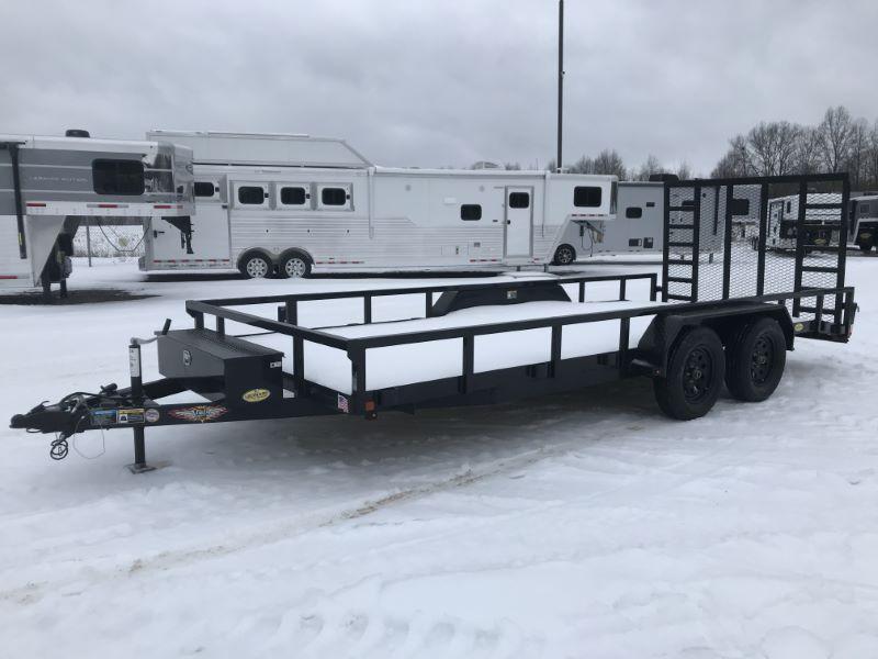 2021 18' H&H BUMPER PULL UTILITY TRAILER 2021 18' H&H BUMPER PULL UTILITY TRAILER