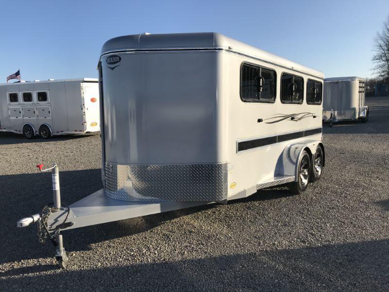 2021 16' JACKSON BUMPER PULL STOCK TRAILER 2021 16' JACKSON BUMPER PULL STOCK TRAILER