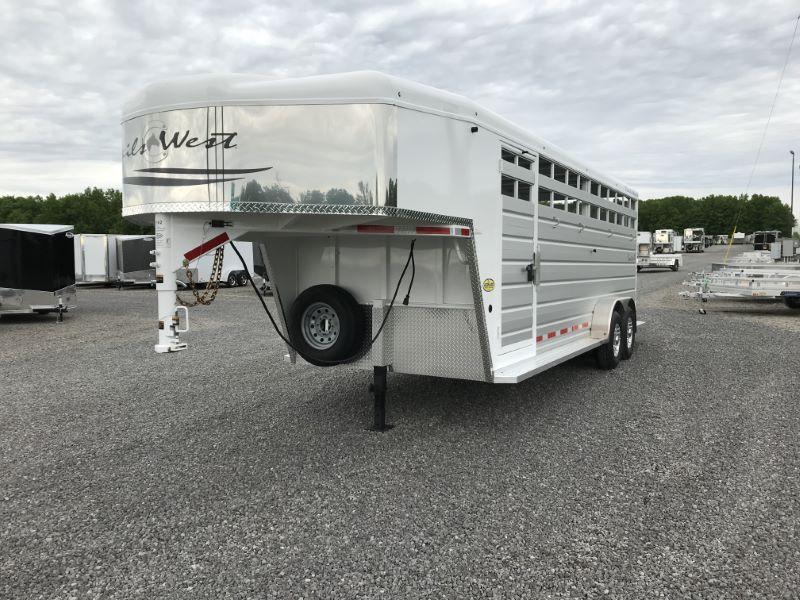 2019 7.5X21 TRAILS WEST GOOSENECK STOCK TRAILER 2019 7.5X21 TRAILS WEST GOOSENECK STOCK TRAILER