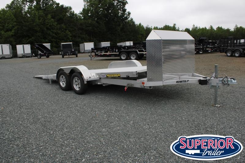 2022 Aluma 8216 Low Clearance Tilt Car Trailer w/ JT Package 2022 Aluma 8216 Low Clearance Tilt Car Trailer w/ JT Package