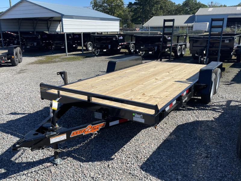 2021 Down 2 Earth 18ft 7K w/ Fold Up Ramps 2021 Down 2 Earth 18ft 7K w/ Fold Up Ramps