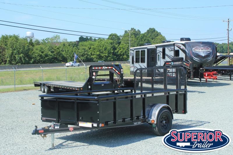 2021 PJ Trailers 6x12 U7 5K w/ Solid Sides and Gate 2021 PJ Trailers 6x12 U7 5K w/ Solid Sides and Gate