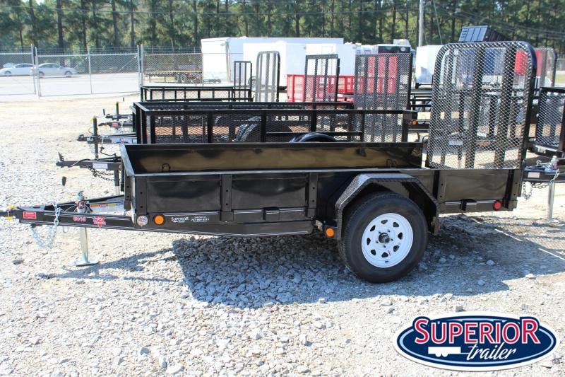 2019 PJ Trailers 5X10 U6 w/ Solid Sides & Gate 2019 PJ Trailers 5X10 U6 w/ Solid Sides & Gate