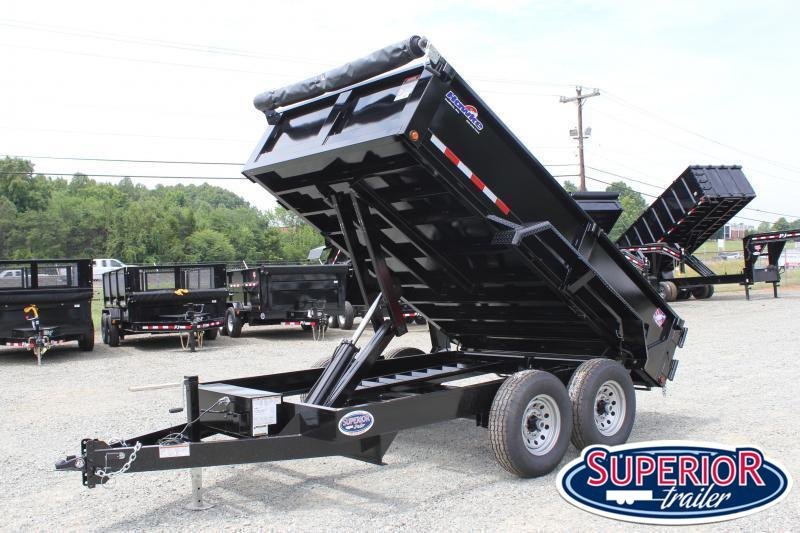 2021 Hawke 7x12 12K Dump w/ Spreader Gate Ramps & Tarp 2021 Hawke 7x12 12K Dump w/ Spreader Gate Ramps & Tarp