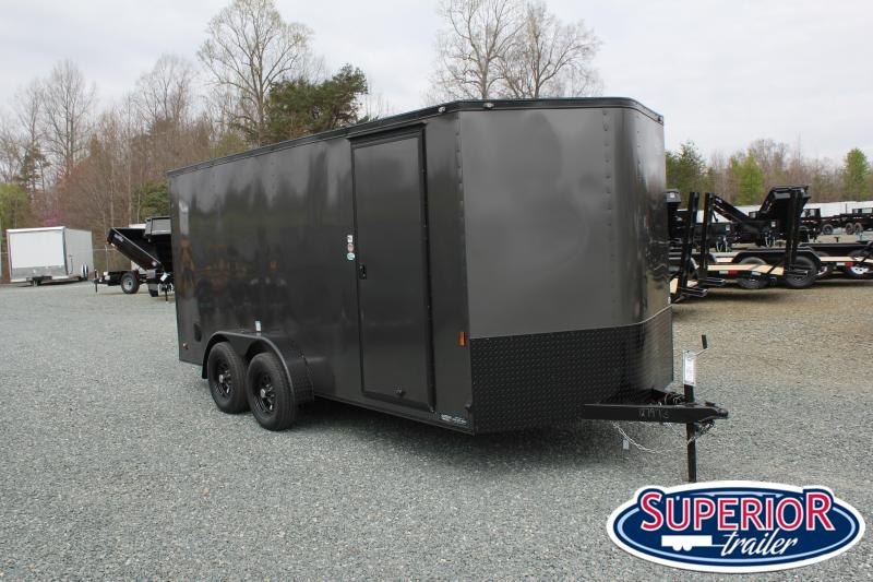 2021 Continental Cargo 7X16 Blk Out w/ Ramp Door 2021 Continental Cargo 7X16 Blk Out w/ Ramp Door