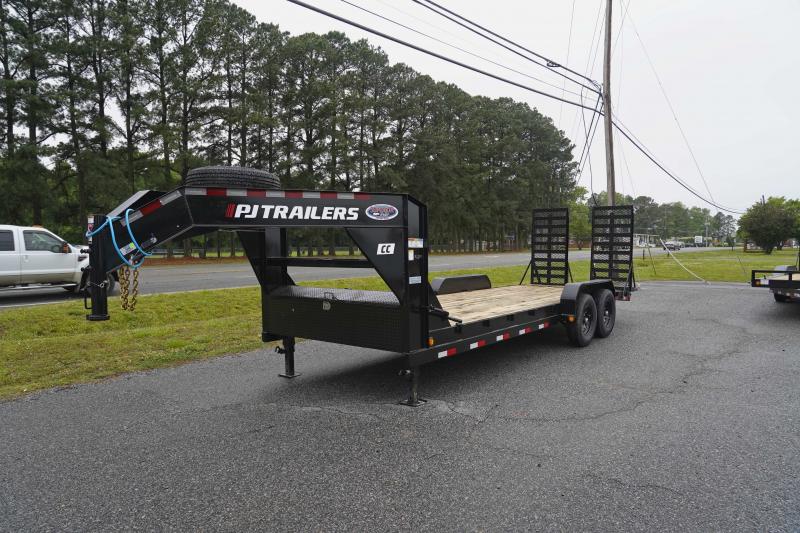 2022 PJ Trailers 22' CC Gooseneck w/ HD Fold Up Ramps 2022 PJ Trailers 22' CC Gooseneck w/ HD Fold Up Ramps