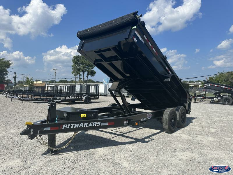 2024 PJ Trailers 7X14 DR 14K Roll Off Gooseneck Dumpster Trailer