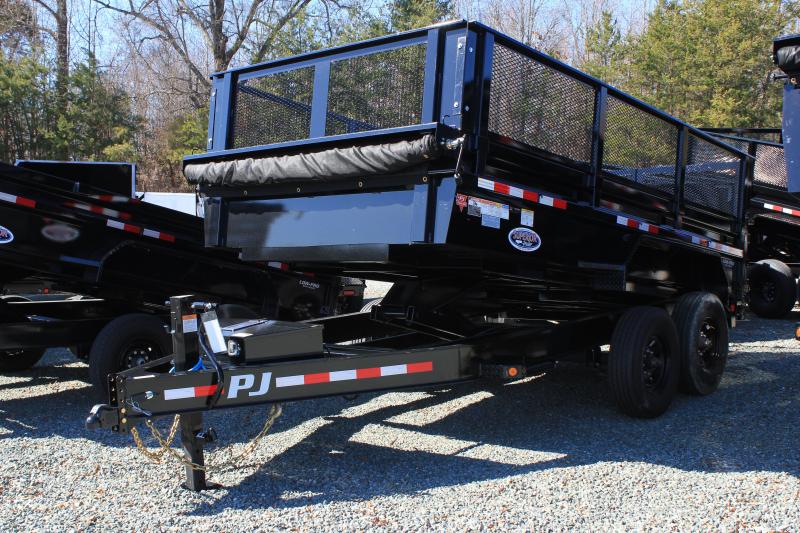 2022 PJ Trailers 7X14 DX 16K w/ 24" Expanded Metal Sides 2022 PJ Trailers 7X14 DX 16K w/ 24" Expanded Metal Sides