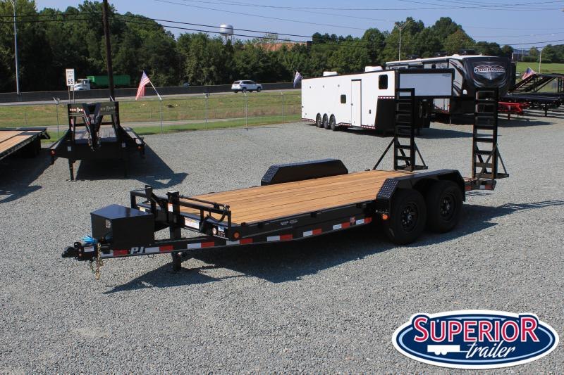 2022 PJ Trailers 20' CC 14K w/ Tongue Box and Fold Up Ramps 2022 PJ Trailers 20' CC 14K w/ Tongue Box and Fold Up Ramps