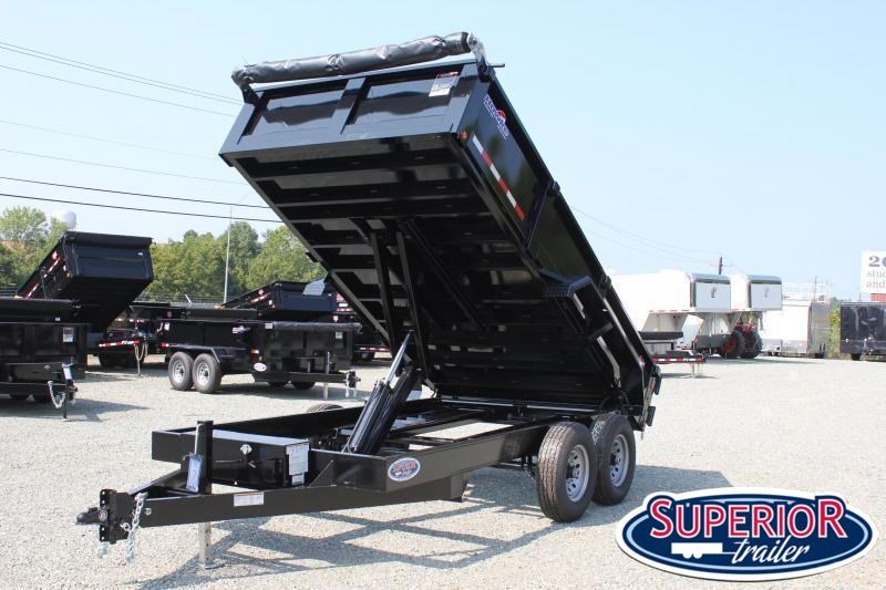 2021 Hawke 7x14 12K Dump w/ Spreader Gate Ramps and Tarp 2021 Hawke 7x14 12K Dump w/ Spreader Gate Ramps and Tarp