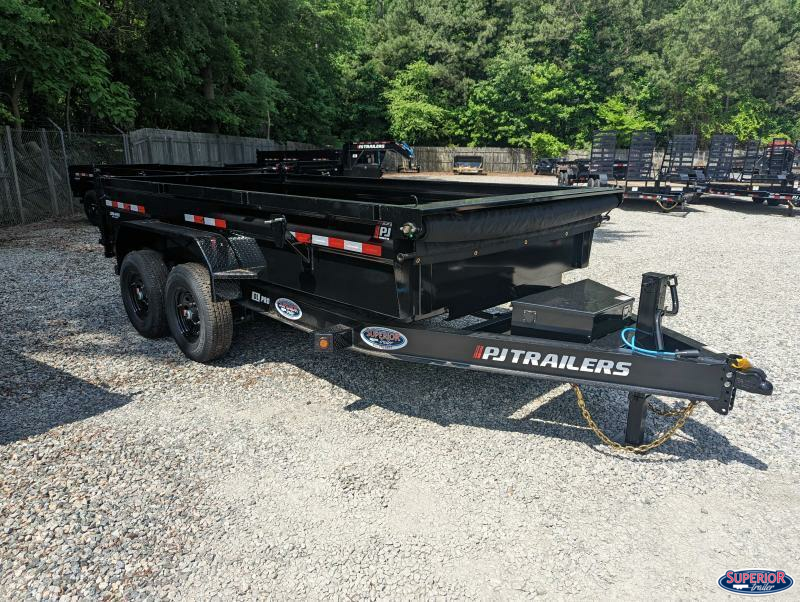 2023 PJ Trailers 7X14 DR 14K Roll Off Dumpster Trailer Superior