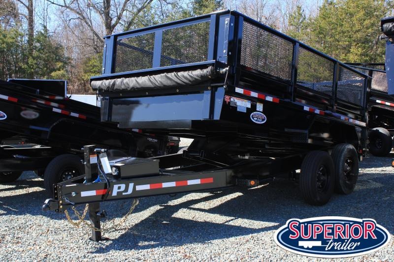 2022 PJ Trailers 7X14 DX 16K w/ 24" Expanded Metal Sides 2022 PJ Trailers 7X14 DX 16K w/ 24" Expanded Metal Sides