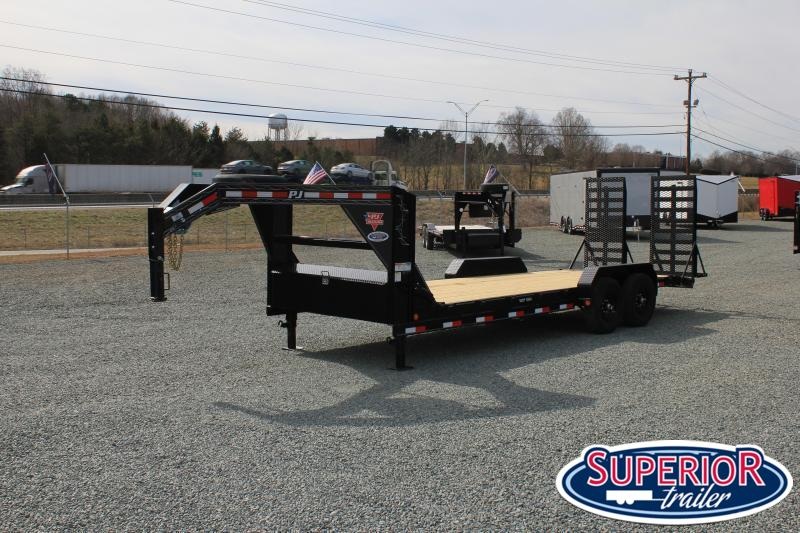 2022 PJ Trailers 22 CC Gooseneck w/ HD Fold Up Ramps 2022 PJ Trailers 22 CC Gooseneck w/ HD Fold Up Ramps
