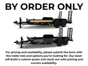 2026 Top Hat SS14 Skid Steer Trailer, 14K GVWR, 12’-20’, 81” Wide