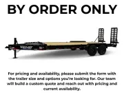 2026 Top Hat EB20 Beam Frame Equipment Hauler, 20K GVWR, 16’-24', 83” Wide