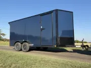 2027 Sawyer 16x7x7 Indigo Blue Cargo Trailer