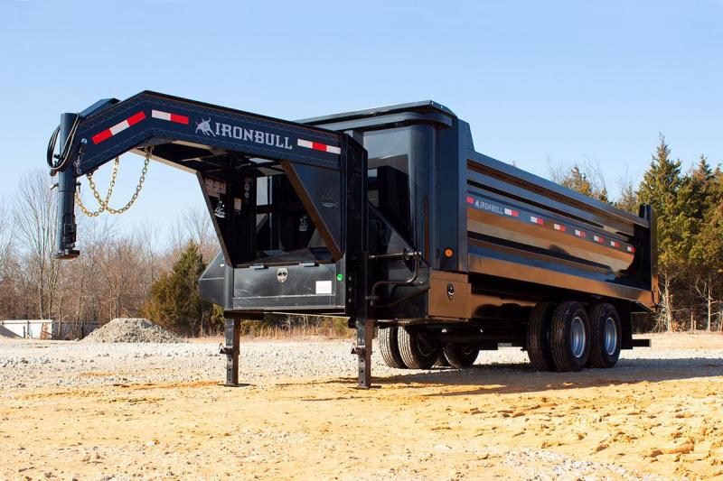Iron Bull 96 X 14 6 Super Gooseneck Tandem Axle Dump Trailer Load Max Equipment Sales Equipment Dealer For Natural Gas And Diesel Generators Light Towers And Trailers