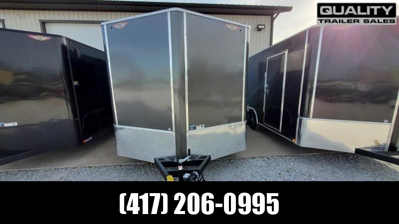 2022 H and H Trailer 8.5x16 HH Series Flat Top V-Nose Enclose 10K 7' Sidewalls 2022 H and H Trailer 8.5x16 HH Series Flat Top V-Nose Enclose 10K 7' Sidewalls