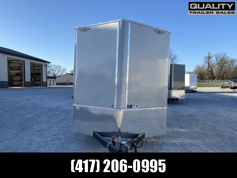 2021 H and H Trailer 7x14 HH Series Flat Top V-Nose Enclosed 7K 2021 H and H Trailer 7x14 HH Series Flat Top V-Nose Enclosed 7K