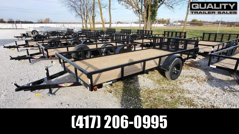 2022 H and H Trailer 82x14 Rail Side Utility Trailer 3K Idle 2022 H and H Trailer 82x14 Rail Side Utility Trailer 3K Idle