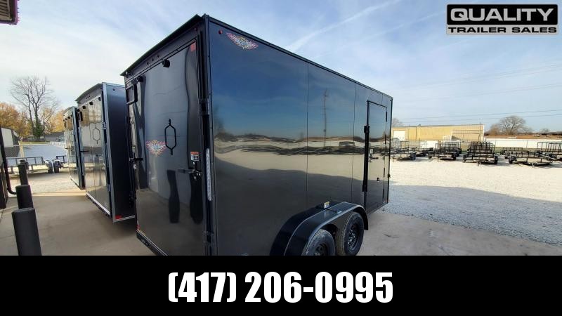 2022 H and H Trailer 7x14 HH Series Flat Top V-Nose Enclosed 7K 7' Side Walls 2022 H and H Trailer 7x14 HH Series Flat Top V-Nose Enclosed 7K 7' Side Walls