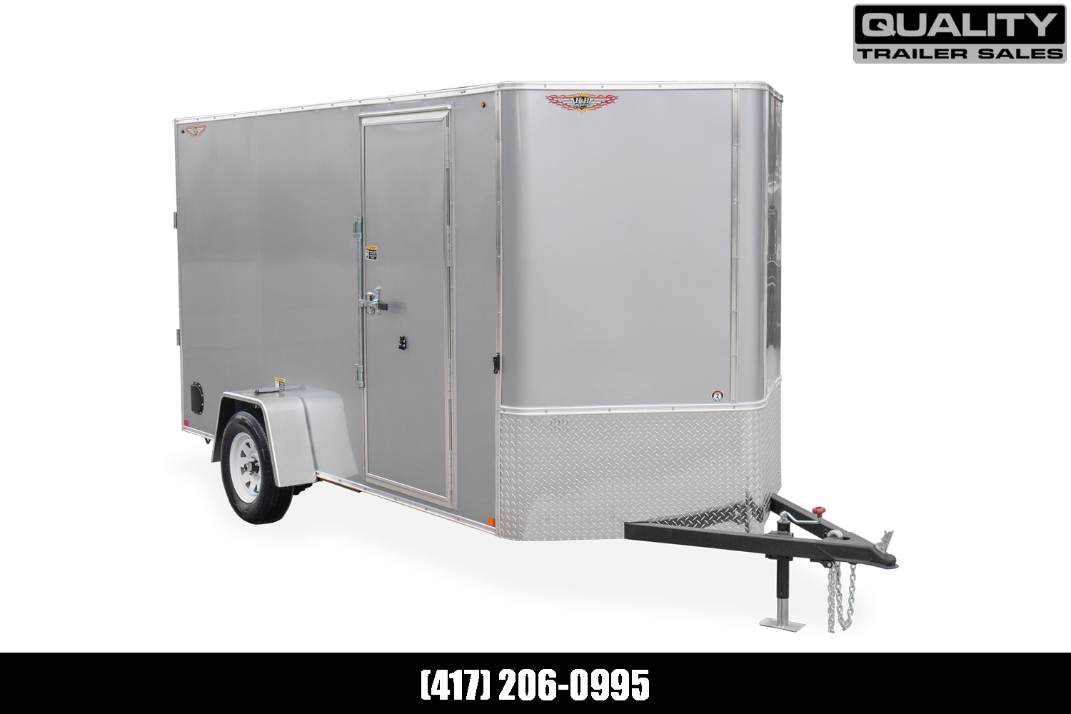 2021 H and H Trailer 6x12 HH Series Flat Top V-Nose Enclosed 2021 H and H Trailer 6x12 HH Series Flat Top V-Nose Enclosed