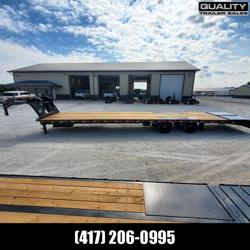 2022 Diamond C Trailers FMAX212 Flatbed Trailer 40x102 25.9K w/ Max Ramps, EOH Brakes & Hutch Susp 2022 Diamond C Trailers FMAX212 Flatbed Trailer 40x102 25.9K w/ Max Ramps, EOH Brakes & Hutch Susp