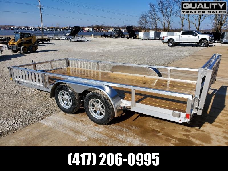 2020 H and H Trailer 82x16 TANDEM ALUM RAILSIDE AT Utility Trailer 7K 2020 H and H Trailer 82x16 TANDEM ALUM RAILSIDE AT Utility Trailer 7K
