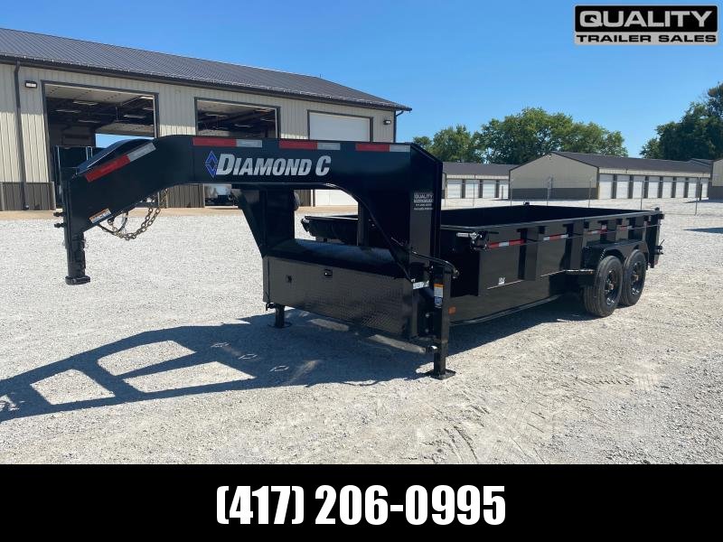 2022 Diamond C Trailers LPT208 16x81 GN Dump Trailer 16k 2022 Diamond C Trailers LPT208 16x81 GN Dump Trailer 16k