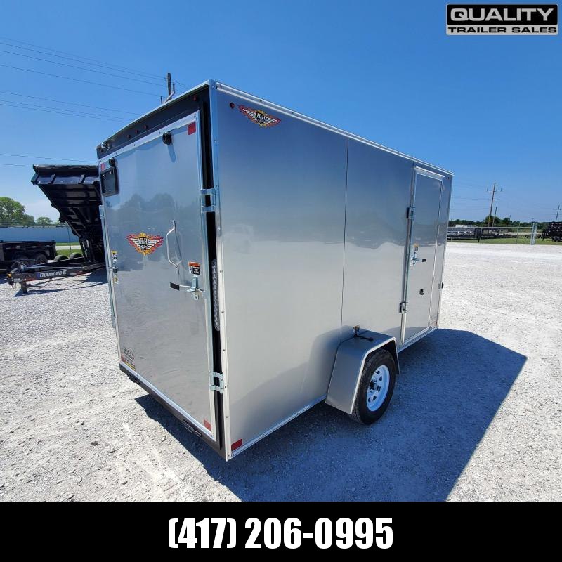 2023 H and H Trailer 6x12 HH Series Flat Top V-Nose Enclosed Cargo Trailer 3K Idler w/ 6.5' Wall Height 2023 H and H Trailer 6x12 HH Series Flat Top V-Nose Enclosed Cargo Trailer 3K Idler w/ 6.5' Wall Height