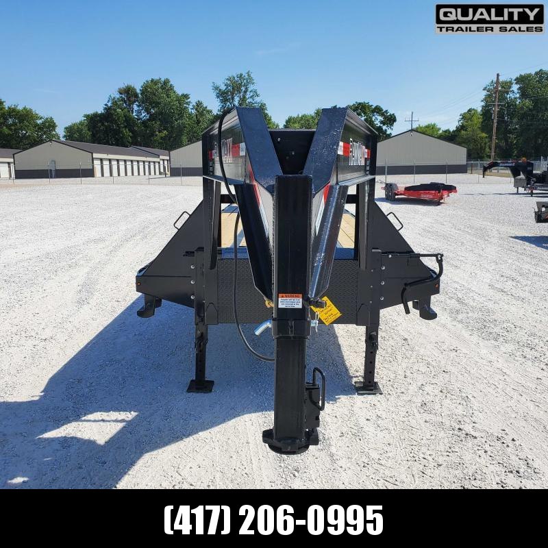 2022 RawMaxx FDX Equipment Trailer Tandem Dual GN w/ Hyd Brakes 36x102 24K 2022 RawMaxx FDX Equipment Trailer Tandem Dual GN w/ Hyd Brakes 36x102 24K