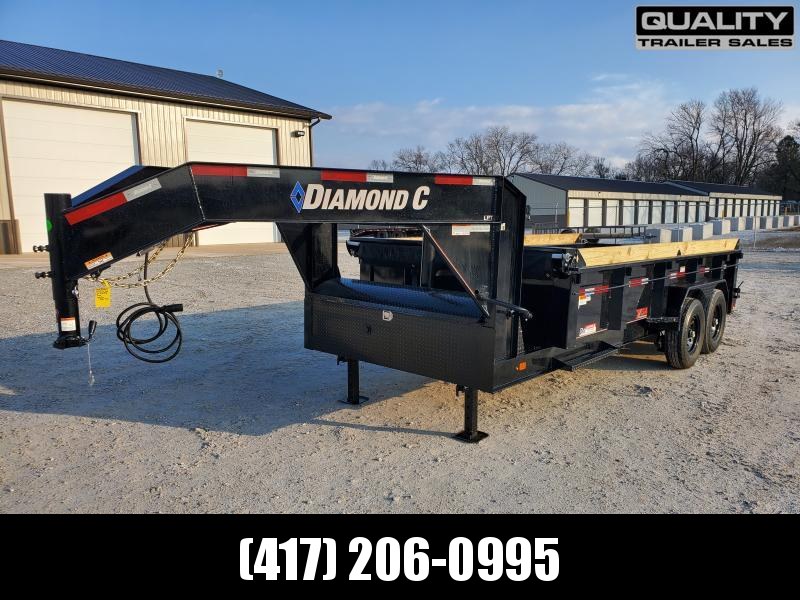 2020 Diamond C Trailers LPT Dump Trailer Gooseneck 16x82 14K 7GA. Walls & Floor 2020 Diamond C Trailers LPT Dump Trailer Gooseneck 16x82 14K 7GA. Walls & Floor