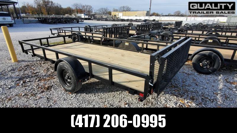 2022 H and H Trailer 82x14 Rail Side Utility Trailer 3K Idle 2022 H and H Trailer 82x14 Rail Side Utility Trailer 3K Idle