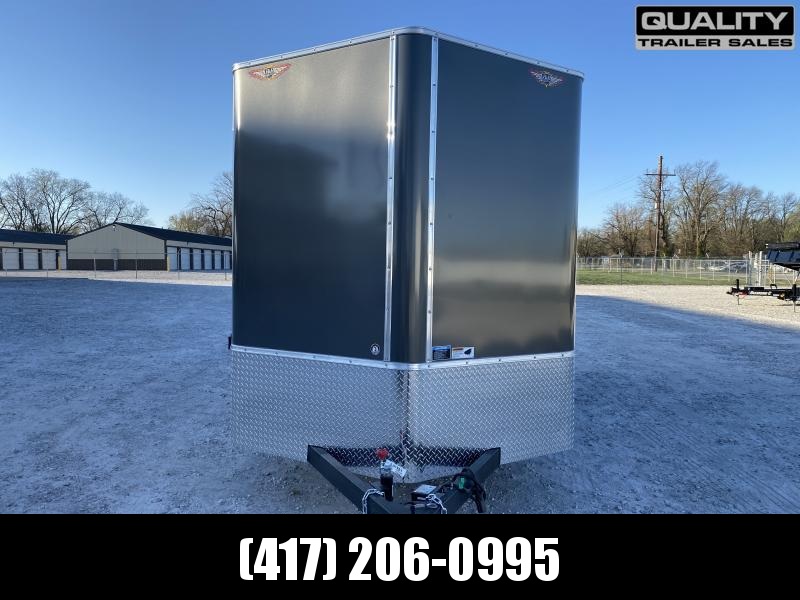 2021 H and H Trailer 7x16 HH Series Flat Top V-Nose Enclosed 7K 2021 H and H Trailer 7x16 HH Series Flat Top V-Nose Enclosed 7K