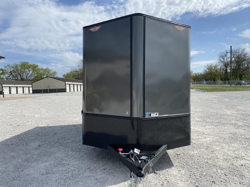 2021 H and H Trailer 7x14 HH Series Flat Top V-Nose Enclosed 2021 H and H Trailer 7x14 HH Series Flat Top V-Nose Enclosed