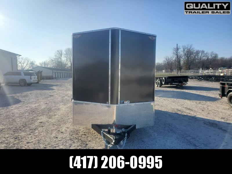 2021 H and H Trailer 7x16 HH Series Flat Top V-Nose Enclosed 10K w/ 7' Wall Height 2021 H and H Trailer 7x16 HH Series Flat Top V-Nose Enclosed 10K w/ 7' Wall Height