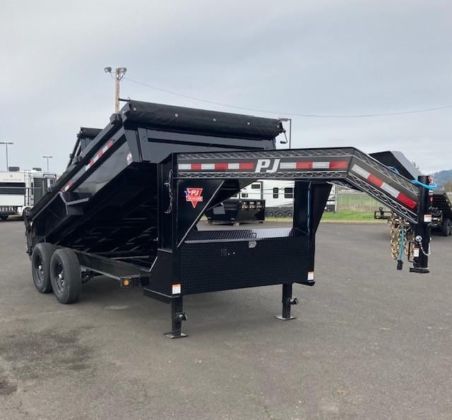 2022 PJ Trailers DL-83"x 14' Low Pro Dump Trailer Gooseneck 2022 PJ Trailers DL-83"x 14' Low Pro Dump Trailer Gooseneck