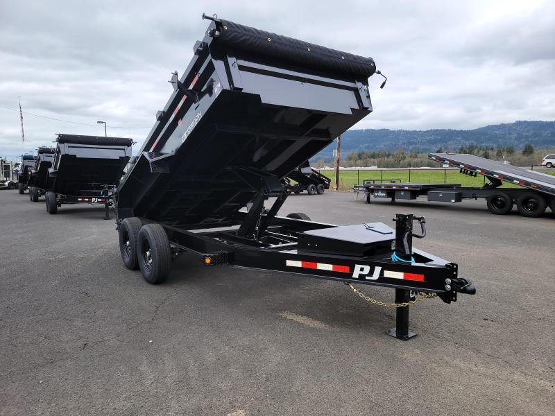 2022 PJ Trailers DL83"x 14' Low Pro Dump Trailer Oregon Trailers