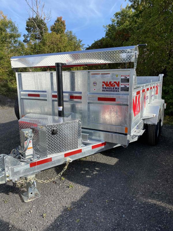 2023 N&N 6X12 Galvanized Dump Trailer Northland Trailers Cargo
