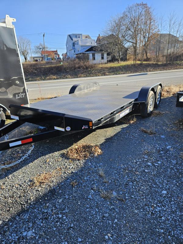 2024 SureTrac 7 X 22 (18+4) CChannel Aluminum Car Hauler 10K