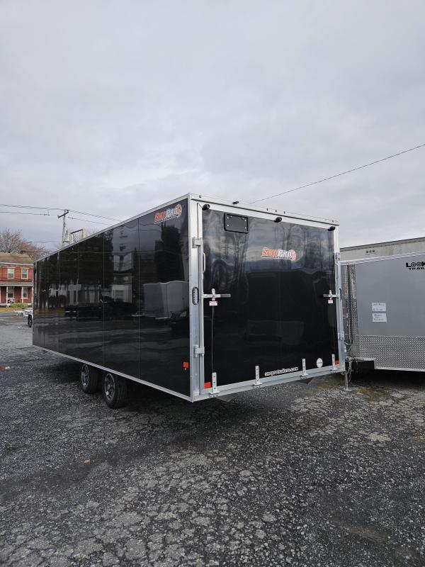 2024 Snopro 24 FT 4 PLACE SNOWMOBILE TRAILER Snowmobile Trailer